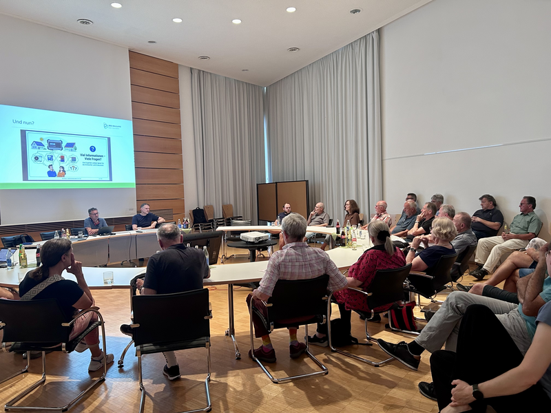 Infoveranstaltung BEG bauland Presse